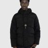 Overtoj | Stone Island Vendbar Nylon Metal Dunjakke Sort
