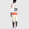 T-Shirts | Martine Rose Oversized Fodboldtop Hvid/Rod