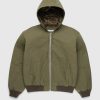 Overtoj | Acne Studios Ripstop Polstret Jakke Olivengron
