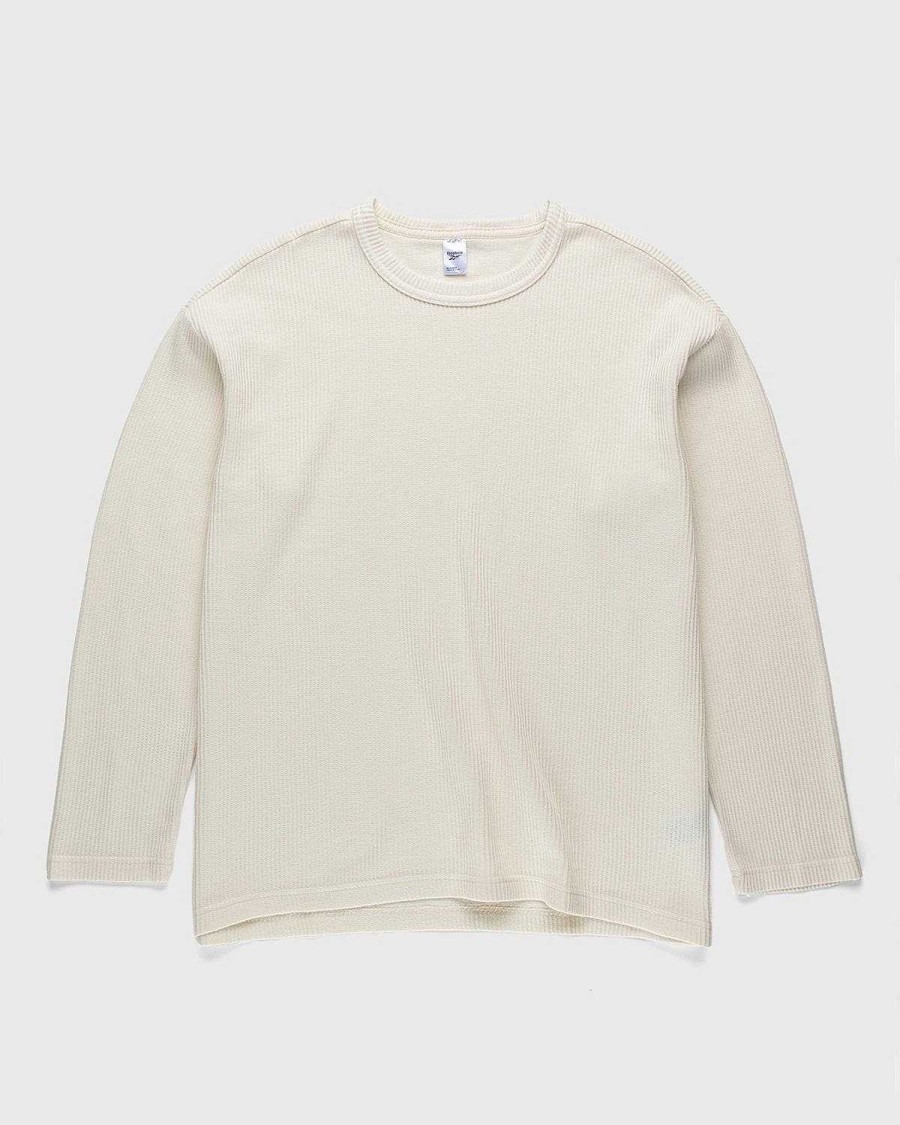 Sveder | Reebok Classics Natural Dye Waffle Crew Sweatshirt Non Dyed